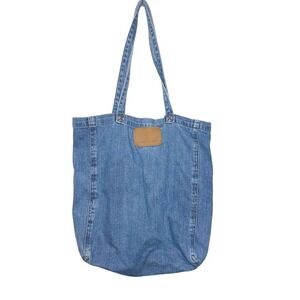 Vintage American Eagle Denim Tote Bag Purse Large Reusable Shopping Book‎ Bag